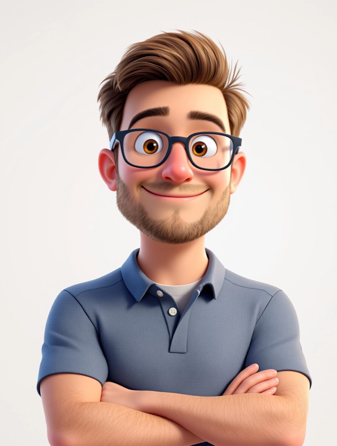 Ray Dumont, a synthetic analyst. A computer-generated portrait, not a photograph of a real person.